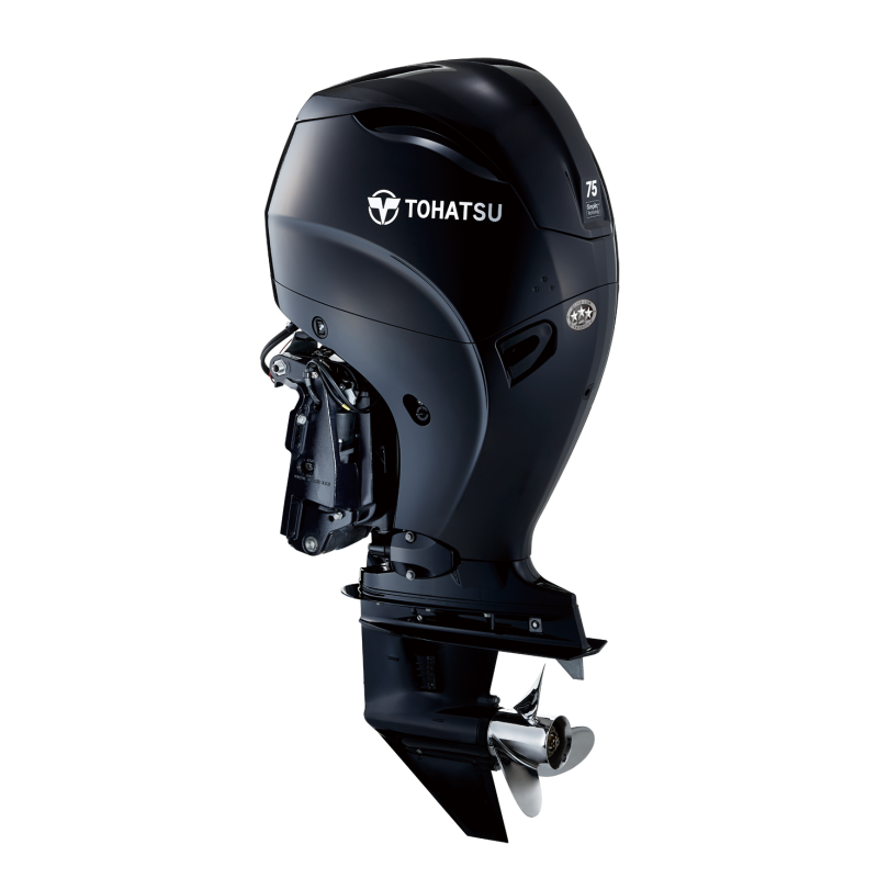 New Tohatsu 75HP MFS75 Outboard Motor