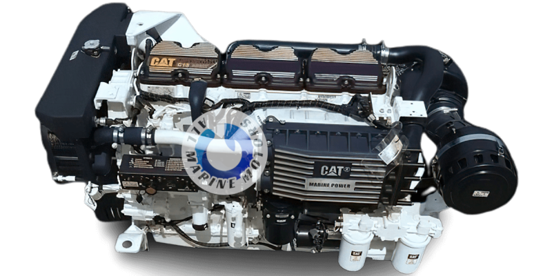 New Caterpillar Cat C18 Acert Marine Diesel Engine 